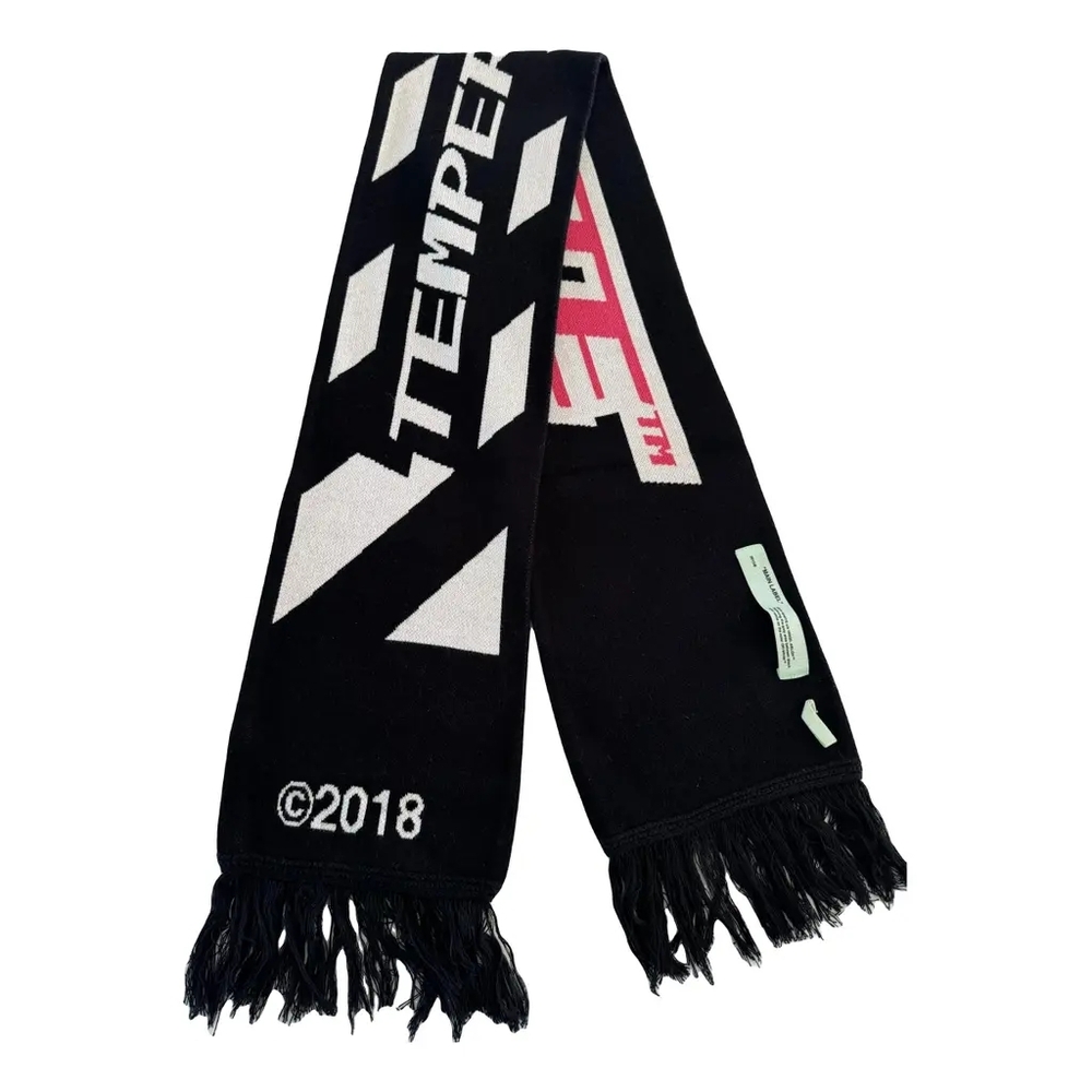 NWT OFF-WHITE c/o VIRGIL ABLOH Temperature Knit Scarf